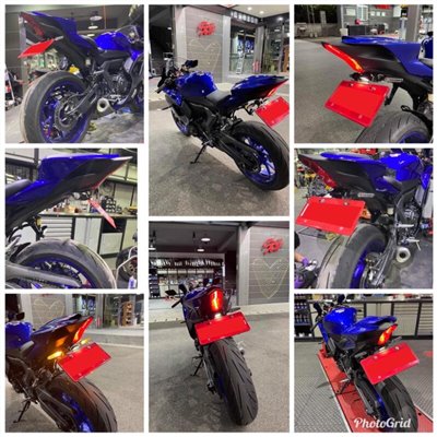 鬍鬚牌 YAMAHA R7 YZF-R7 短牌架